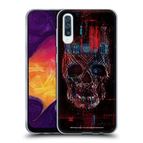 Watch Dogs Legion Key Art Skull Glitch Soft Gel Case for Samsung Galaxy A50/A30s (2019)