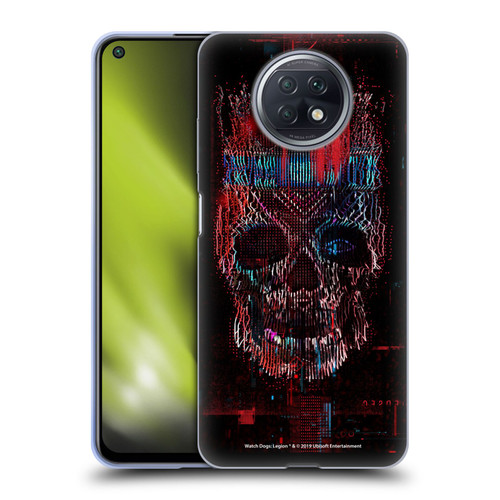 Watch Dogs Legion Key Art Skull Glitch Soft Gel Case for Xiaomi Redmi Note 9T 5G