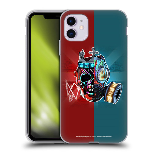 Watch Dogs Legion Street Art Flag Soft Gel Case for Apple iPhone 11