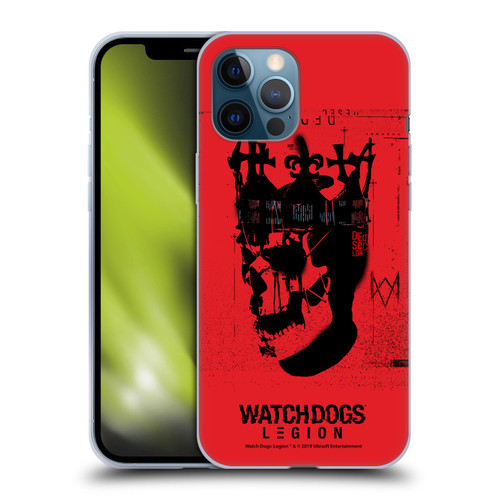 Watch Dogs Legion Street Art Ded Sec Skull Soft Gel Case for Apple iPhone 12 Pro Max