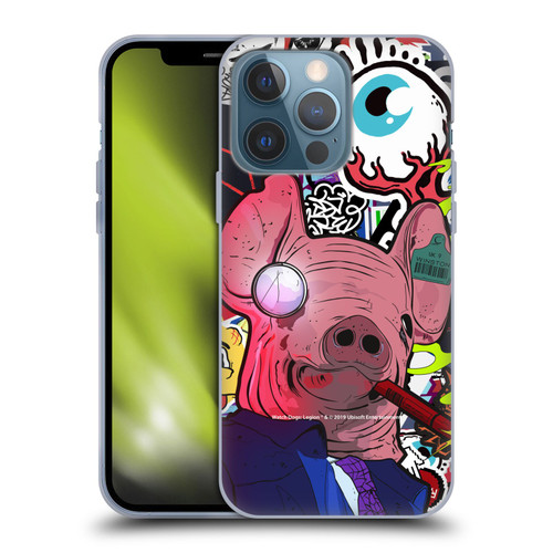 Watch Dogs Legion Street Art Winston Stickerbomb Soft Gel Case for Apple iPhone 13 Pro