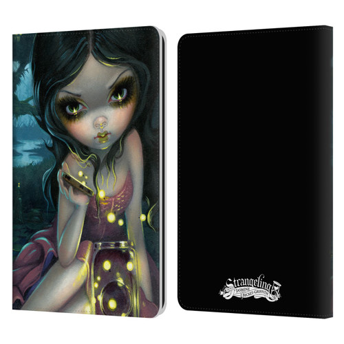 Strangeling Art Fireflies in Summer Leather Book Wallet Case Cover For Amazon Kindle Paperwhite 1 / 2 / 3