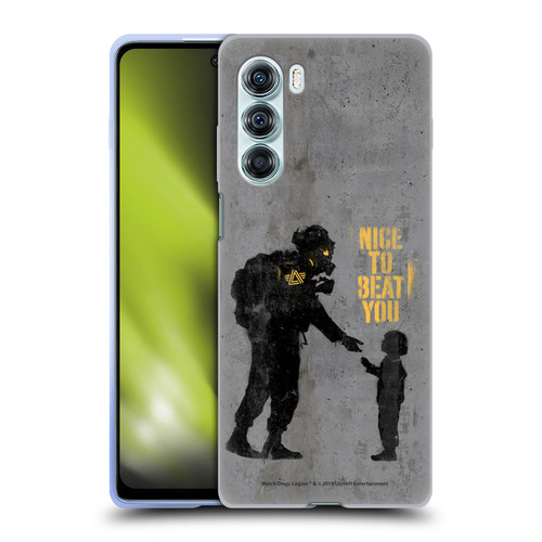 Watch Dogs Legion Street Art Nice To Beat You Soft Gel Case for Motorola Edge S30 / Moto G200 5G