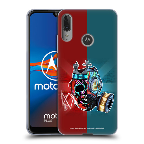 Watch Dogs Legion Street Art Flag Soft Gel Case for Motorola Moto E6 Plus