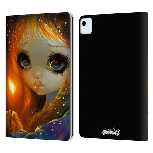 Strangeling Art The Little Match Girl Leather Book Wallet Case Cover For Apple iPad Air 2020 / 2022