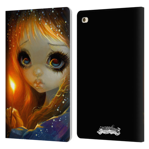 Strangeling Art The Little Match Girl Leather Book Wallet Case Cover For Apple iPad mini 4