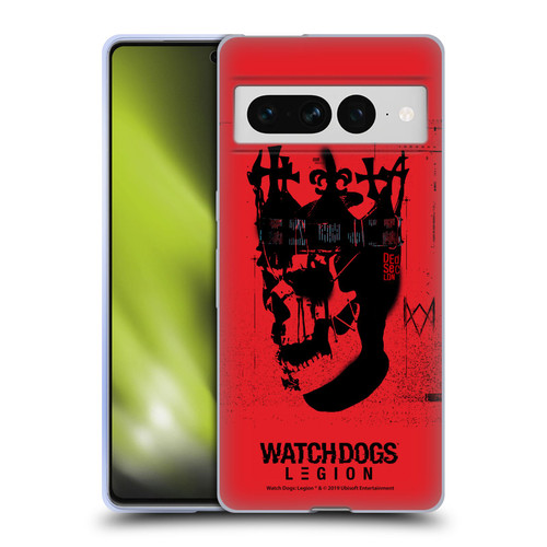 Watch Dogs Legion Street Art Ded Sec Skull Soft Gel Case for Google Pixel 7 Pro