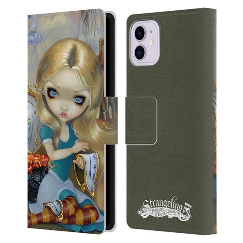 Strangeling Art Surrealist Dream Leather Book Wallet Case Cover For Apple iPhone 11