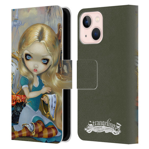 Strangeling Art Surrealist Dream Leather Book Wallet Case Cover For Apple iPhone 13 Mini