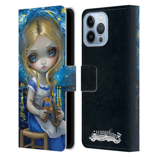 Strangeling Art Impressionist Night Leather Book Wallet Case Cover For Apple iPhone 13 Pro Max