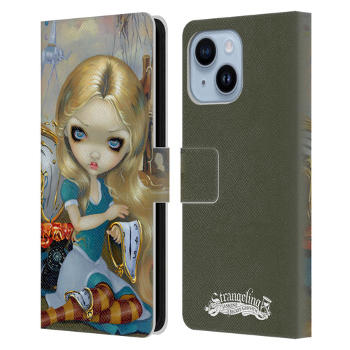 Strangeling Art Surrealist Dream Leather Book Wallet Case Cover For Apple iPhone 14 Plus