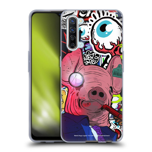 Watch Dogs Legion Street Art Winston Stickerbomb Soft Gel Case for OPPO Find X2 Lite 5G