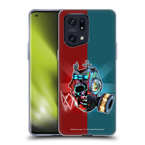 Watch Dogs Legion Street Art Flag Soft Gel Case for OPPO Find X5 Pro