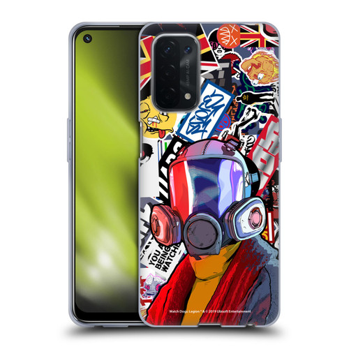 Watch Dogs Legion Street Art Granny Stickerbomb Soft Gel Case for OPPO A54 5G