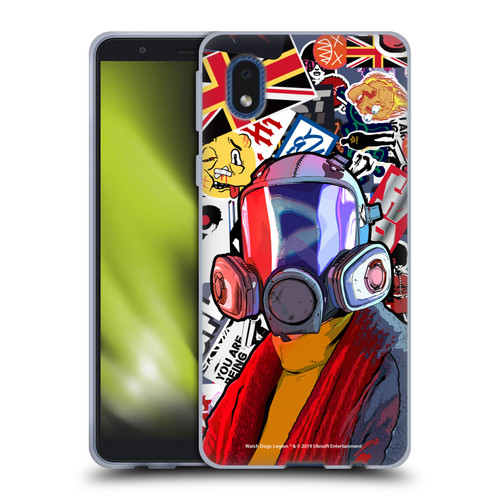 Watch Dogs Legion Street Art Granny Stickerbomb Soft Gel Case for Samsung Galaxy A01 Core (2020)