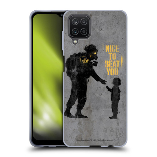 Watch Dogs Legion Street Art Nice To Beat You Soft Gel Case for Samsung Galaxy A12 (2020)
