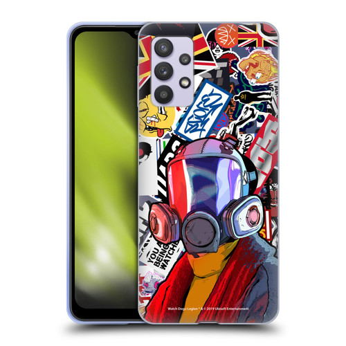 Watch Dogs Legion Street Art Granny Stickerbomb Soft Gel Case for Samsung Galaxy A32 5G / M32 5G (2021)