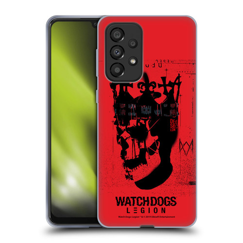 Watch Dogs Legion Street Art Ded Sec Skull Soft Gel Case for Samsung Galaxy A33 5G (2022)