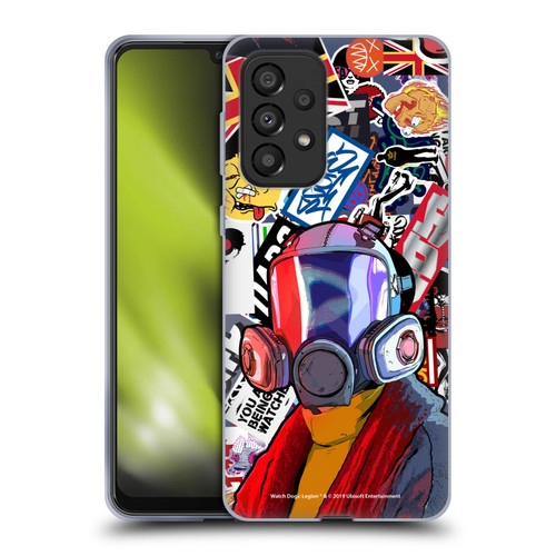 Watch Dogs Legion Street Art Granny Stickerbomb Soft Gel Case for Samsung Galaxy A33 5G (2022)