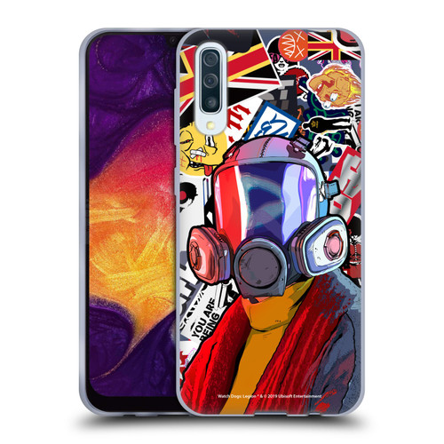Watch Dogs Legion Street Art Granny Stickerbomb Soft Gel Case for Samsung Galaxy A50/A30s (2019)