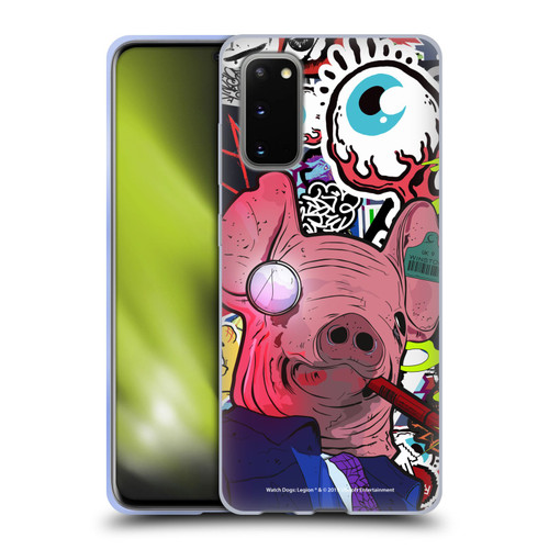 Watch Dogs Legion Street Art Winston Stickerbomb Soft Gel Case for Samsung Galaxy S20 / S20 5G