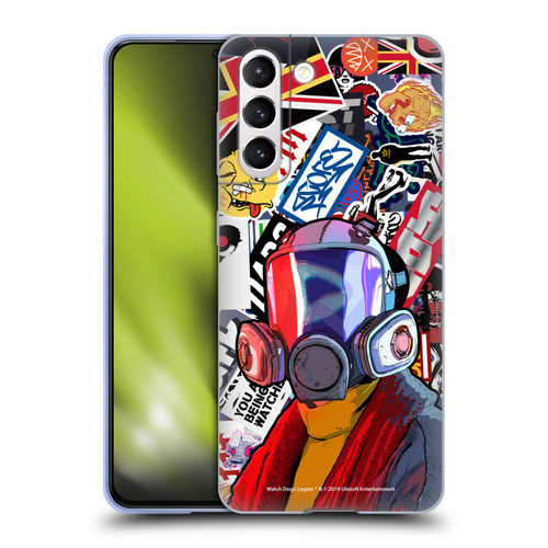 Watch Dogs Legion Street Art Granny Stickerbomb Soft Gel Case for Samsung Galaxy S21 5G