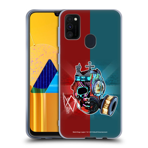 Watch Dogs Legion Street Art Flag Soft Gel Case for Samsung Galaxy M30s (2019)/M21 (2020)