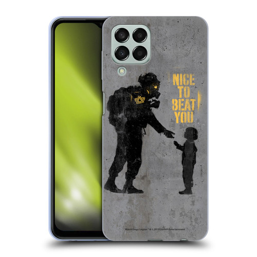 Watch Dogs Legion Street Art Nice To Beat You Soft Gel Case for Samsung Galaxy M33 (2022)