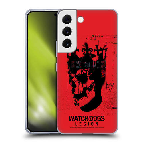 Watch Dogs Legion Street Art Ded Sec Skull Soft Gel Case for Samsung Galaxy S22 5G