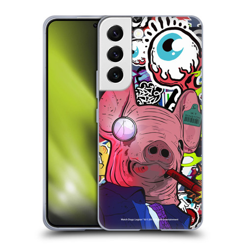 Watch Dogs Legion Street Art Winston Stickerbomb Soft Gel Case for Samsung Galaxy S22 5G
