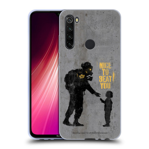 Watch Dogs Legion Street Art Nice To Beat You Soft Gel Case for Xiaomi Redmi Note 8T