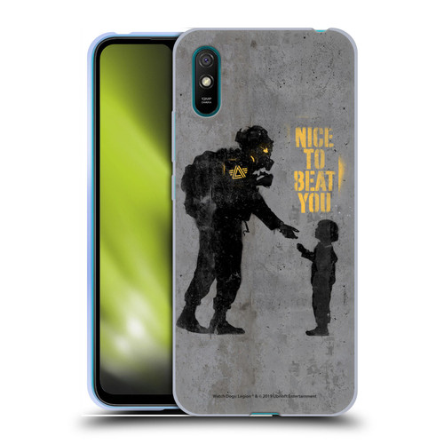 Watch Dogs Legion Street Art Nice To Beat You Soft Gel Case for Xiaomi Redmi 9A / Redmi 9AT