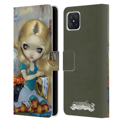 Strangeling Art Surrealist Dream Leather Book Wallet Case Cover For OPPO Reno4 Z 5G