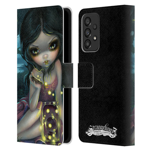Strangeling Art Fireflies in Summer Leather Book Wallet Case Cover For Samsung Galaxy A33 5G (2022)