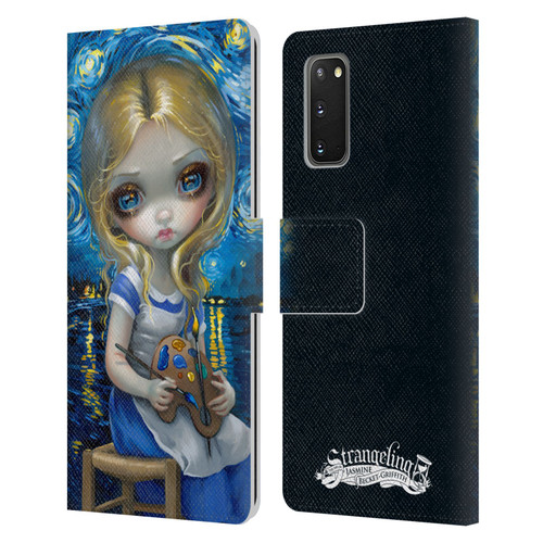 Strangeling Art Impressionist Night Leather Book Wallet Case Cover For Samsung Galaxy S20 / S20 5G