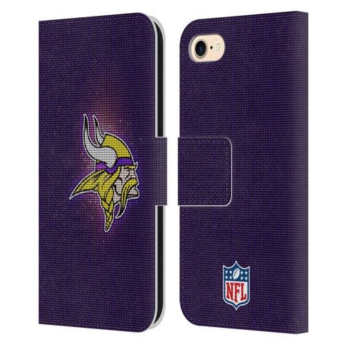 NFL Minnesota Vikings Artwork LED Leather Book Wallet Case Cover For Apple iPhone 7 / 8 / SE 2020 & 2022 NFL Minnesota Vikings Artwork LED Leather Book Wallet Case Cover For Apple iPhone 7 / 8 / SE 2020 & 2022
