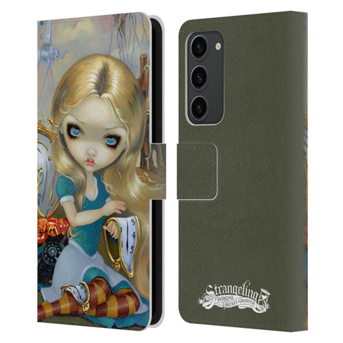 Strangeling Art Surrealist Dream Leather Book Wallet Case Cover For Samsung Galaxy S23+ 5G