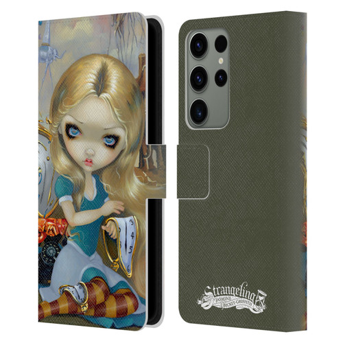 Strangeling Art Surrealist Dream Leather Book Wallet Case Cover For Samsung Galaxy S23 Ultra 5G