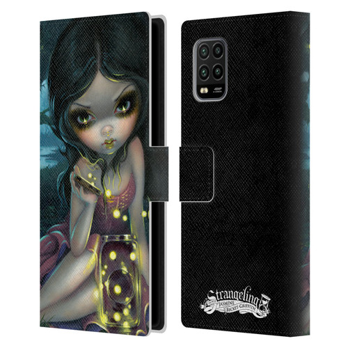Strangeling Art Fireflies in Summer Leather Book Wallet Case Cover For Xiaomi Mi 10 Lite 5G