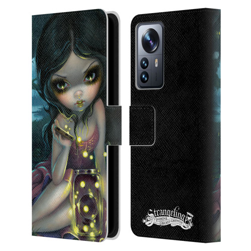 Strangeling Art Fireflies in Summer Leather Book Wallet Case Cover For Xiaomi 12 Pro