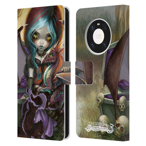Strangeling Dragon Vampire Fairy Leather Book Wallet Case Cover For Huawei Mate 40 Pro 5G