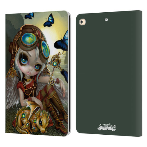 Strangeling Dragon Steampunk Fairy Leather Book Wallet Case Cover For Apple iPad 9.7 2017 / iPad 9.7 2018
