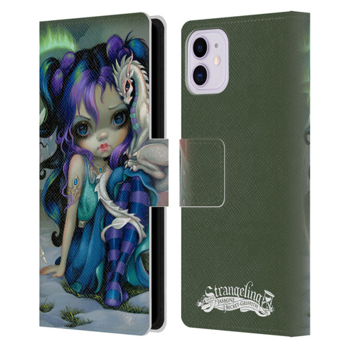 Strangeling Dragon Frost Winter Fairy Leather Book Wallet Case Cover For Apple iPhone 11