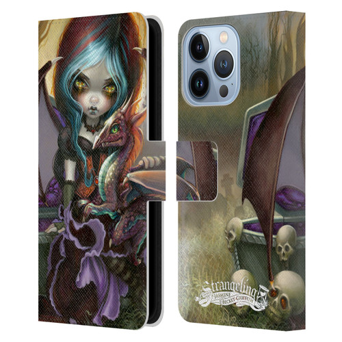 Strangeling Dragon Vampire Fairy Leather Book Wallet Case Cover For Apple iPhone 13 Pro