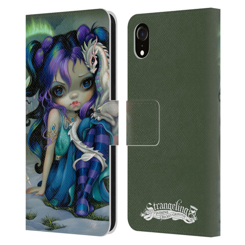 Strangeling Dragon Frost Winter Fairy Leather Book Wallet Case Cover For Apple iPhone XR