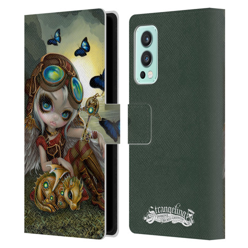 Strangeling Dragon Steampunk Fairy Leather Book Wallet Case Cover For OnePlus Nord 2 5G