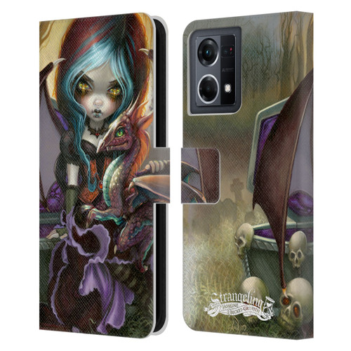 Strangeling Dragon Vampire Fairy Leather Book Wallet Case Cover For OPPO Reno8 4G