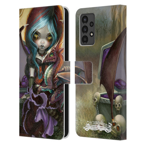 Strangeling Dragon Vampire Fairy Leather Book Wallet Case Cover For Samsung Galaxy A13 (2022)