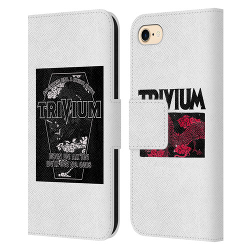 Trivium Graphics Double Dragons Leather Book Wallet Case Cover For Apple iPhone 7 / 8 / SE 2020 & 2022