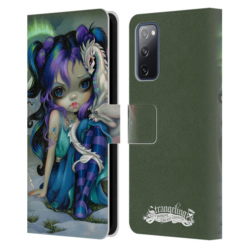 Strangeling Dragon Frost Winter Fairy Leather Book Wallet Case Cover For Samsung Galaxy S20 FE / 5G